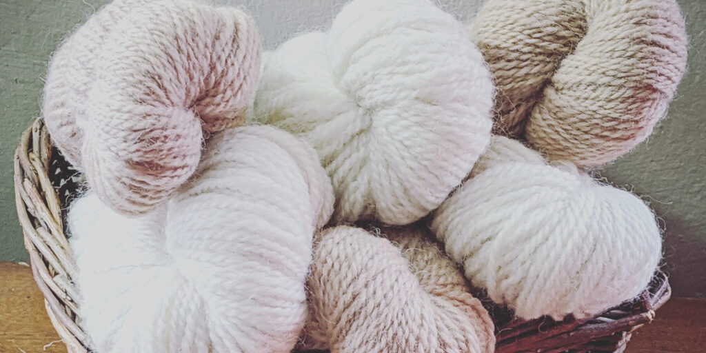 Alpaca yarn processed by Six Paca Farm, Bozrah, CT